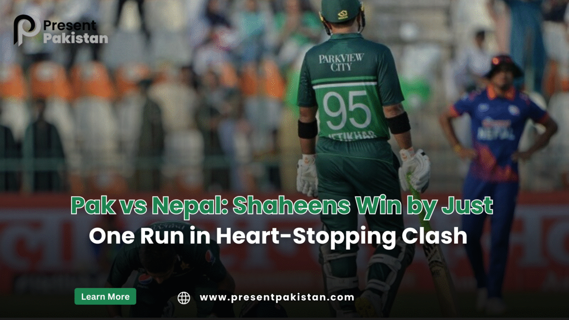 Pak vs Nepal: 1 Shocking Clash, Big Win & Narrow Escape