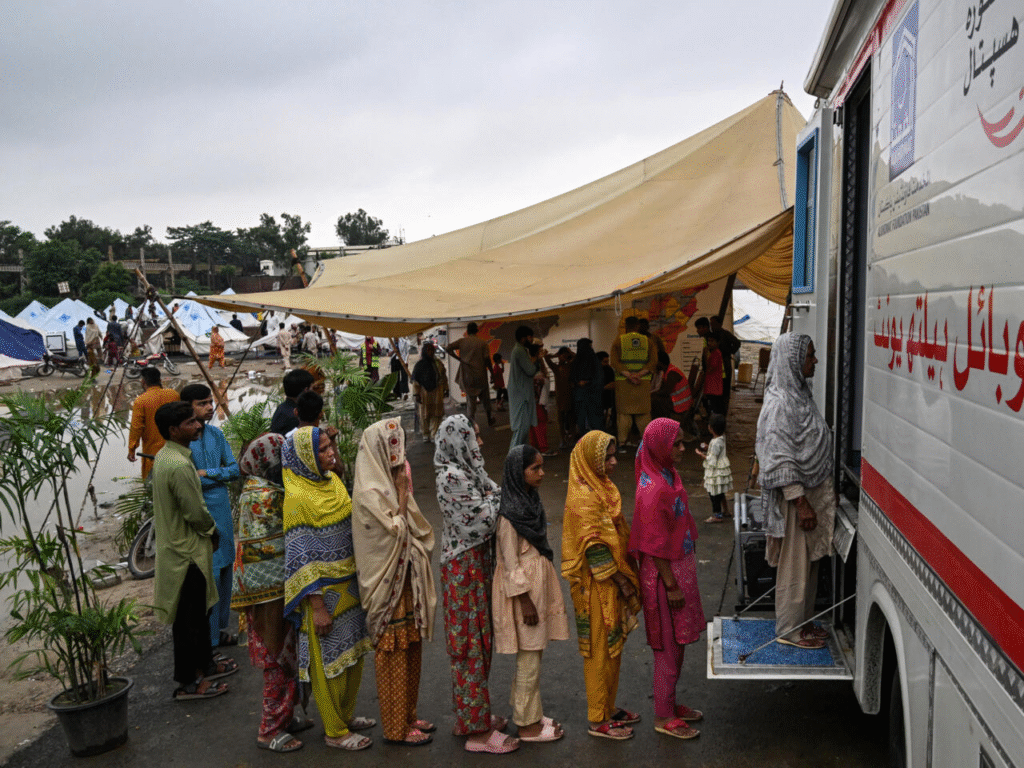 Millions at Risk: Families in relief camps after the Punjab floods of 2025