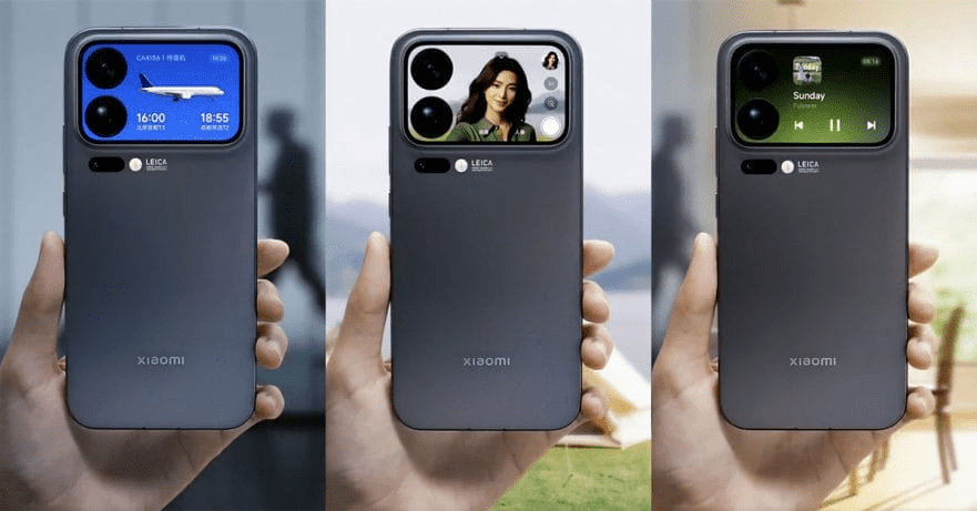 Xiaomi 17 Pro dual-screen design showcased in use
