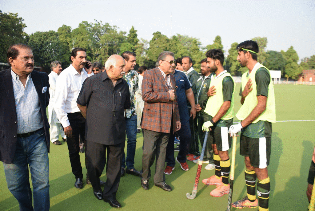 Pakistan hockey players training after Junior Hockey World Cup withdrawal
